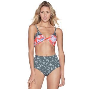 Maaji Bouquet Multicolor Twister 4 Way Reversible Bikini Top